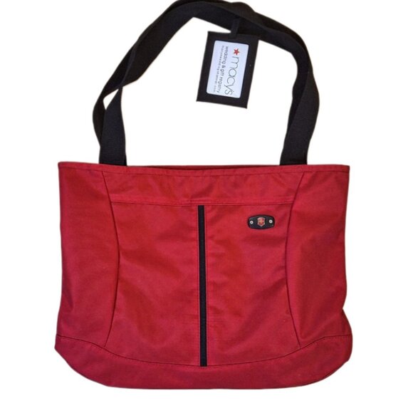 Original Victorinox Red Tote Shoulder Bag Canvas Unused - Picture 2 of 7